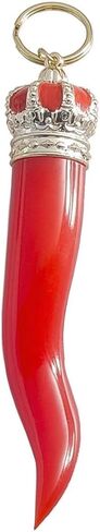 Bella Napoli Italian Luck Horn Keychain - Medium - 5 inches in Saudi Arabia