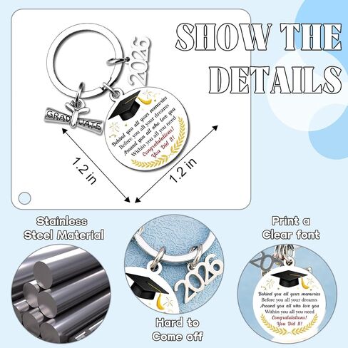 هدايا التخرج لصفها من 2026 هدايا له 2026 التخرج الاشياء كبار السنة الاشياء هدية للفتيات الفتيان كلية هدية للنساء الرجال غراد مدرسة أساسيات المدرسة الثانوية غراد المفاتيح in Kuwait