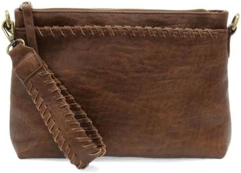 Joy Susan Women's Fashion Purse Oakley Whipstitch Topzip Wristlet Crossbody Hand Bag in Saudi Arabia
