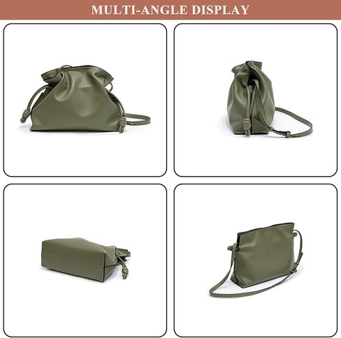 LANGSER Soft Cloud Crossbody Bags for Women Designer Shoulder bags Purse and Handbags Fashion Magnetic Button Dumpling Bag in Saudi Arabia