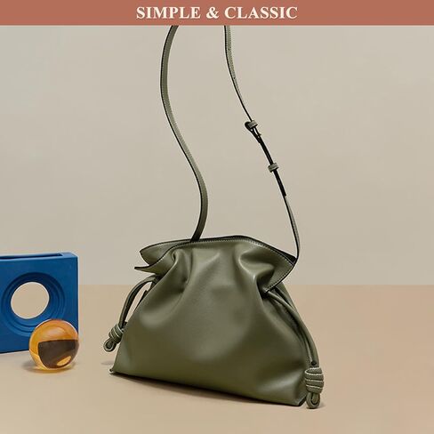 LANGSER Soft Cloud Crossbody Bags for Women Designer Shoulder bags Purse and Handbags Fashion Magnetic Button Dumpling Bag in Saudi Arabia