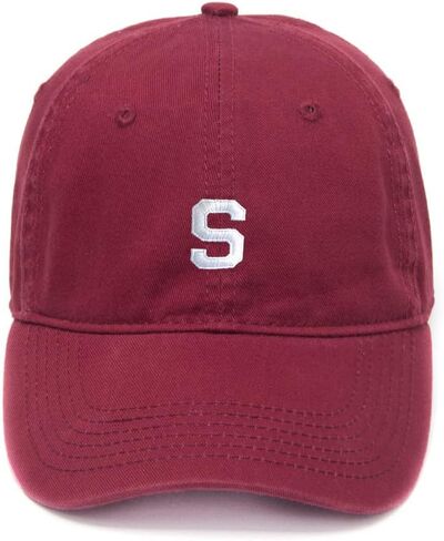 Cijia-Cijia Men's Baseball Caps Letter S Embroidered Dad Hat Washed Cotton Hat in Saudi Arabia