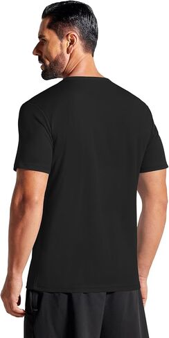 COOFANDY 3 Pack: Men’s Short Sleeve BreathableT-Shirts – Moisture Wicking Athletic Workout Gym Fitness Casual Tees in Saudi Arabia