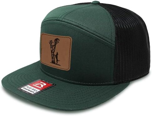الايجابيات السريعة محفورة بيل مسطح سائق الشاحنة كاب رياضي شبكة الراكون الصيد الصيد Snapback الجلود التصحيح 7 لوحة القبعات قبعة in Kuwait