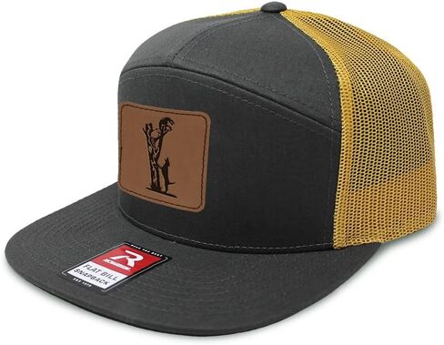 الايجابيات السريعة محفورة بيل مسطح سائق الشاحنة كاب رياضي شبكة الراكون الصيد الصيد Snapback الجلود التصحيح 7 لوحة القبعات قبعة in Kuwait