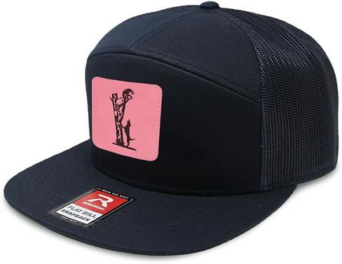 الايجابيات السريعة محفورة بيل مسطح سائق الشاحنة كاب رياضي شبكة الراكون الصيد الصيد Snapback الجلود التصحيح 7 لوحة القبعات قبعة in Kuwait