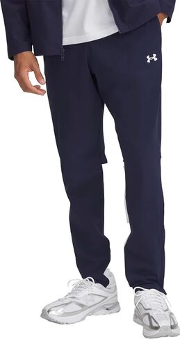 Under Armour Men's Rival Stretch Woven Pants, Midnight Navy/White/White, 4X-Large Tall in Saudi Arabia
