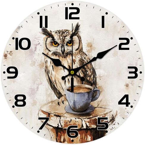 CHGCRAFT Bathroom Scene Wall Clock Bathtub Non-Ticking Clock 12 Inch Round Decorative Clocks Printed Wall Clock for Home Office Decoration in Saudi Arabia