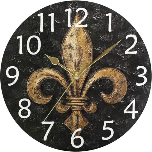 IRYULJX Lovely Yellow Duck Silent Wall Clocks Battery Operated for Living Room 9.8 inch, Non-Ticking Decorative Clock for Bedroom Wall Decor, Home, Study Room, Office, School in Saudi Arabia
