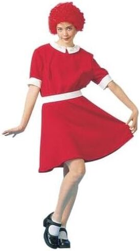 Generic Adult's Red Orphan Costume, Medium in Saudi Arabia
