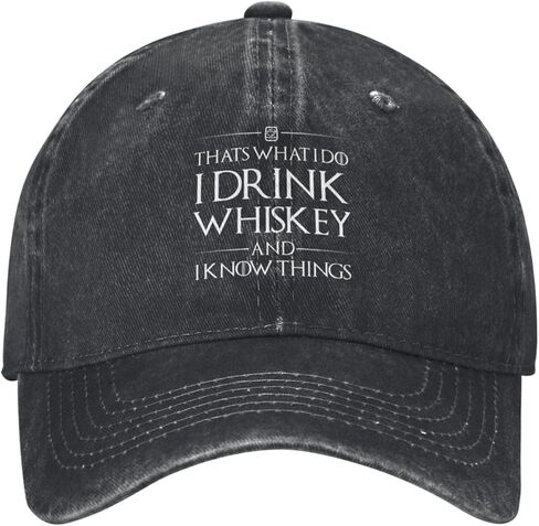 That's What I Do I Drink Bourbon and I Know Things Hat Men Baseball Hats Trendy Caps in Saudi Arabia
