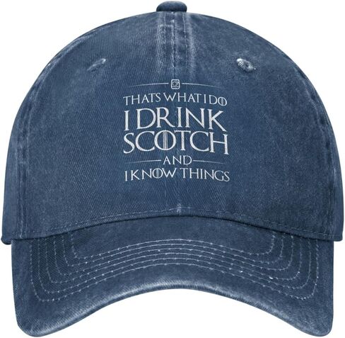 That's What I Do I Drink Bourbon and I Know Things Hat Men Baseball Hats Trendy Caps in Saudi Arabia