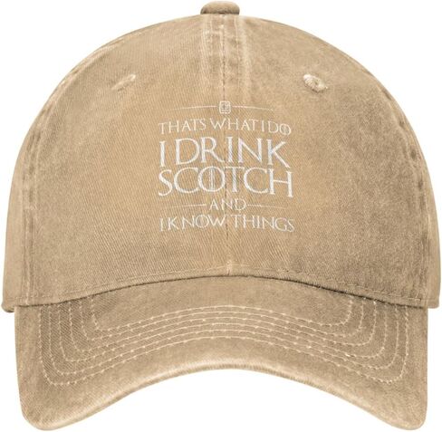 That's What I Do I Drink Bourbon and I Know Things Hat Men Baseball Hats Trendy Caps in Saudi Arabia