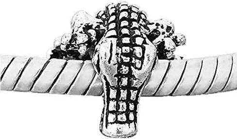 1 Pc European Crocodile Charm Bead Spacer for Snake Chain Charm Bracelet in Saudi Arabia