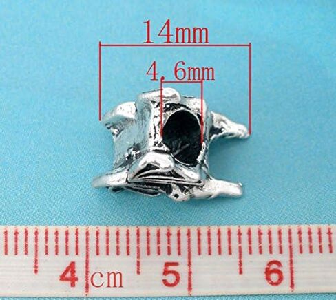 Sexy Sparkles Halloween Bat Charm Bead Spacer – European Snake Chain Bracelet Compatible, Fits European, Troll, Chamilia, and More in Saudi Arabia