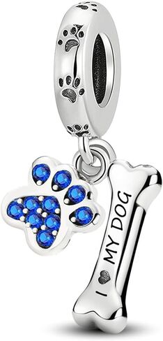1Pc Fashionable Cute Claw Bone Silver Charm Bead Fit for Women DIY And Daily Outfit Matching Jewelry Decoration For Women Gift For Mom in Saudi Arabia