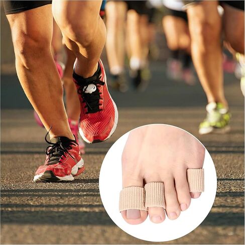 8Pcs Closed Toe Gel Toe Caps – Soft Toe Protectors for Relief and Comfort – Multicolor in Saudi Arabia
