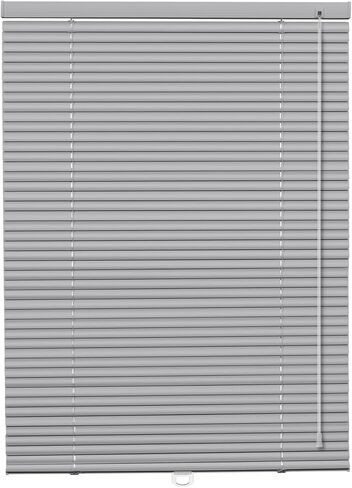 Cordless Mini Blinds for Windows 1" Aluminum Horizontal Venetian Blinds,Custom Size Blinds & Shades for Home Office Bathroom French Door Windows Room Darkening Blinds.Silver Grey,23"W x 56"H in Saudi Arabia