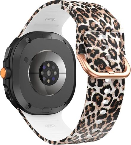 سوار ساعة PinnWaa من السيليكون متوافق مع ساعة Samsung Galaxy Watch 8 40 مم/44 مم/8 كلاسيكية 46 مم، نمط مطبوع، رياضي ناعم مسامي، للرجال والنساء، حزام بديل لساعة Galaxy Watch 8/8 فراشة كلاسيكية in Kuwait