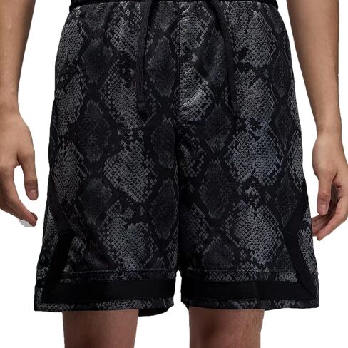 شورت Dri-FIT Mesh Diamond من جوردن سبورت للرجال (أسود/أسود) in Saudi Arabia