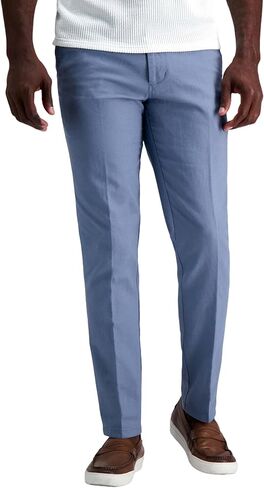 Kenneth Cole Reaction Men's Slim Fit Casual Linen Chino Pant, White in Saudi Arabia