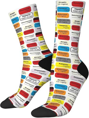 Coding Programmer Nerd Geek Script Code Socks For Women Men Soft Novelty Crew Socks Athletic Socks Funny Crazy Dress Socks in Saudi Arabia