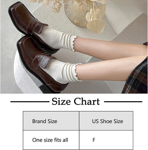 6 Pairs Frilly Ruffle Socks Woman - Ruffle Ankle Crew Socks Casual Cute Girl Ruffle Socks Breathable Cool in Saudi Arabia