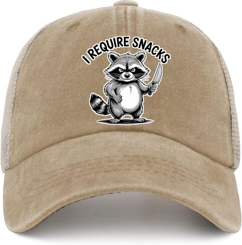 I Require Snacks Golf hat Running caps for Son in Saudi Arabia