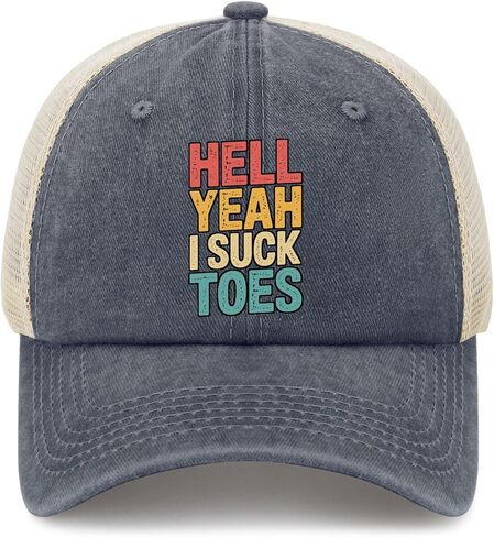 Hell Yeah I Suck Toes Baseball Hats Cycling Cap for Son in Saudi Arabia