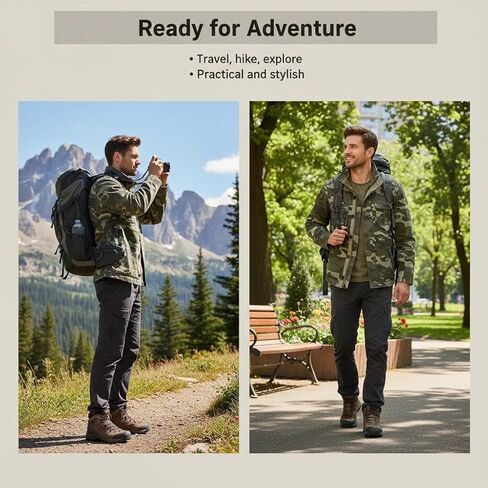IronReach Men's Military Tactical Jacket Cotton Vintage Washed Field Jacket, Sturdy Utility Shirt Jacket Outdoor Daily Wear in Saudi Arabia