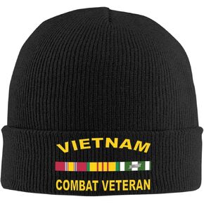 CRJSNYEAG Vietnam Combat Veteran Beanie Winter Unisex Knitted Hats Ski Socks Cuffed Hats in Saudi Arabia