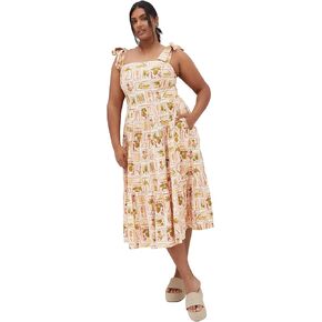 City Chic Women's Plus Size Dress - Leila Tropics in Saudi Arabia