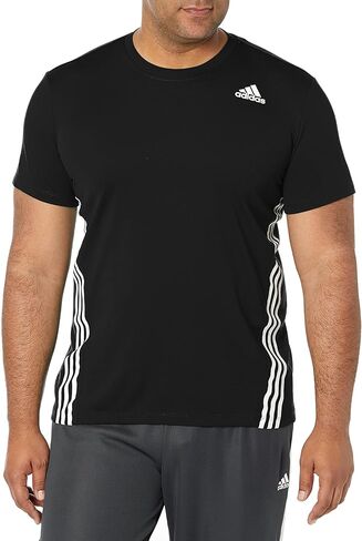 تي شيرت رجالي من adidas Aeroready Design 2 Move Sport بثلاثة خطوط in Kuwait