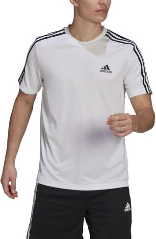 تي شيرت رجالي من adidas Aeroready Design 2 Move Sport بثلاثة خطوط in Kuwait