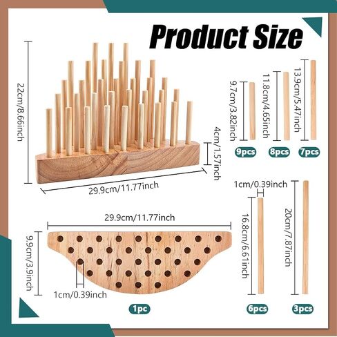 FINGERINSPIRE Finger Puppets Stand 33 Sticks Layered Finger Puppets Stand 3.9x11.7x8.6inch Wooden Arch Display Holder with Natural Peru Color for Home Office Models Storage Organization in Saudi Arabia