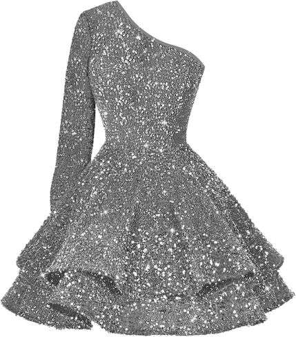 RSOETOO Sequin Short Homecoming Dress for Teens Sparkly Prom Dress Sweet 14 16 Birthday Photo Shoot Gowns RON004 in Saudi Arabia
