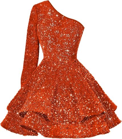 RSOETOO Sequin Short Homecoming Dress for Teens Sparkly Prom Dress Sweet 14 16 Birthday Photo Shoot Gowns RON004 in Saudi Arabia