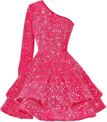 RSOETOO Sequin Short Homecoming Dress for Teens Sparkly Prom Dress Sweet 14 16 Birthday Photo Shoot Gowns RON004 in Saudi Arabia