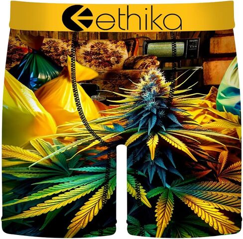 Ethika Men’s Mid Boxer Brief, 4-Way Stretch Performance Underwear - Out The Bando in Saudi Arabia