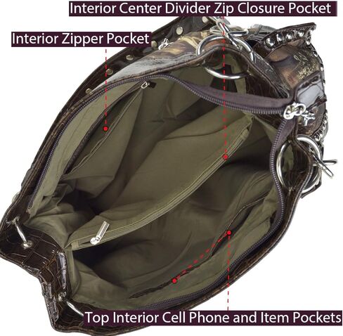 Women's Camouflage Hobo Shoulder Bag Medium Size Casual Purse for Travel and Daily Use in Saudi Arabia