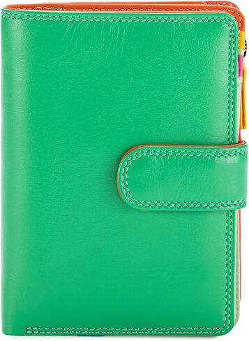 mywalit Medium Snap Leather Wallet | 9 Card Slots | ID Window & Zip Coin Pocket | Bosco | Stylish & Compact Accessory for Men & Women | Perfect for Everyday Use in Saudi Arabia