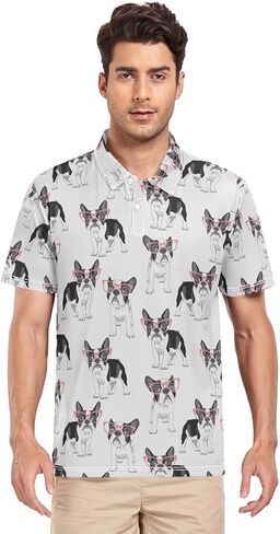 Periodic Table of The Elements Print Men's Polo Shirts Short Sleeve Quick Dry Athletic Outdoor Sports Golf Shirts S-XXL in Saudi Arabia