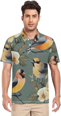 Periodic Table of The Elements Print Men's Polo Shirts Short Sleeve Quick Dry Athletic Outdoor Sports Golf Shirts S-XXL in Saudi Arabia