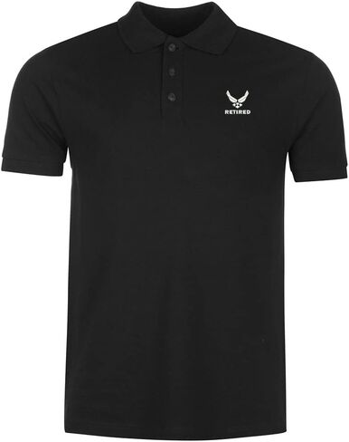 woxingwosu Mens Polo Shirts Air Force Retired Embroidered Short Sleeve Polo Shirt Cotton Tennis Shirts for Men in Saudi Arabia