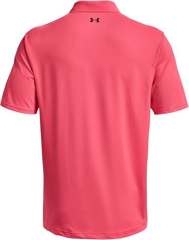 قميص بولو رجالي من Under Armour مزيج من النايلون/الإيلاستين (as1، Alpha، xx_l، عادي، عادي، Brilliance/Pitch Gray-819) in Saudi Arabia
