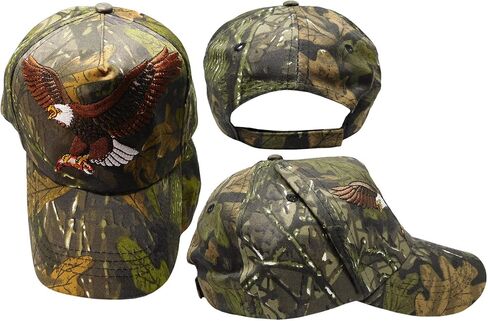 Brown Eagle Real Tree Camo Camouflage #1 Cotton Adjustable Embroidered Baseball Hat Cap in Saudi Arabia