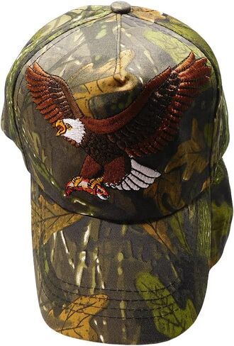 Brown Eagle Real Tree Camo Camouflage #1 Cotton Adjustable Embroidered Baseball Hat Cap in Saudi Arabia