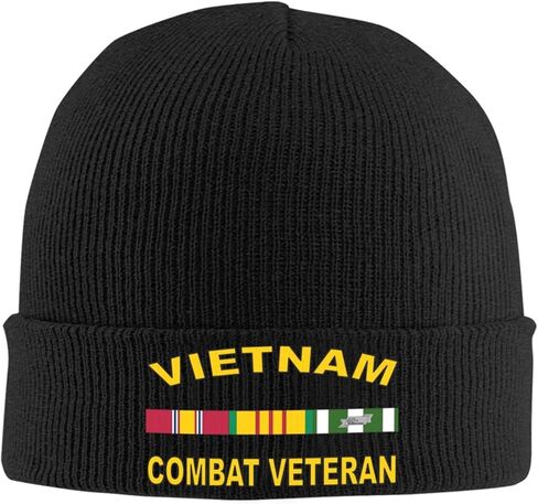 CRJSNYEAG Vietnam Combat Veteran Beanie Winter Unisex Knitted Hats Ski Socks Cuffed Hats in Saudi Arabia