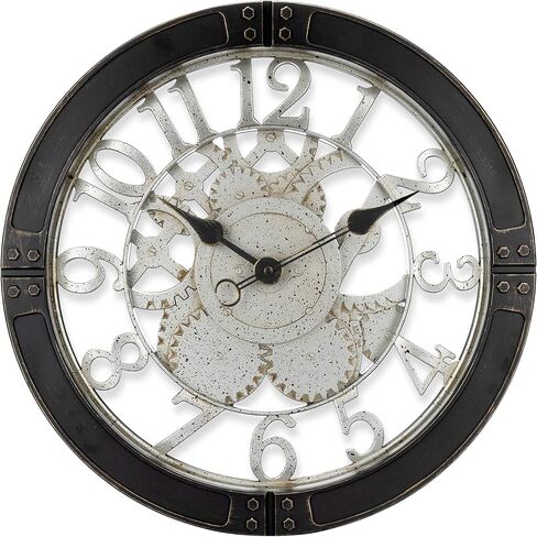 Westclox NYL32947 16" Gears Wall Clock, Bronze in Kuwait