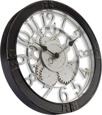 Westclox NYL32947 16" Gears Wall Clock, Bronze in Kuwait